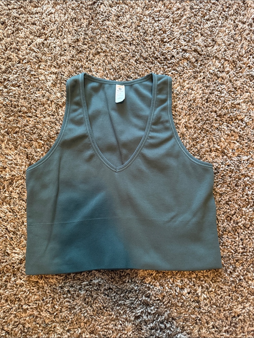 Green 90 degree tank